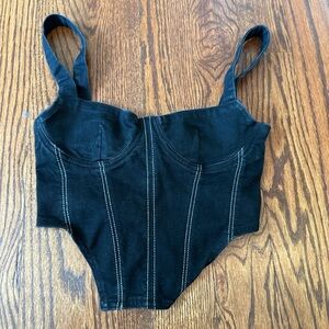 Zara black corset